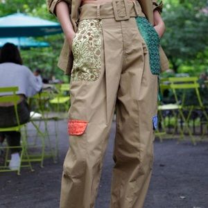 Patchwork Cargo Pants
